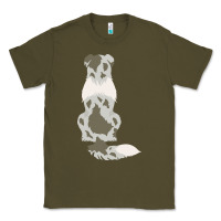Army Green australian shepherd Classic Tee - linhVisuals