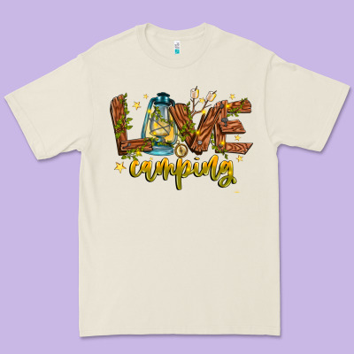 Love Camping Premium Tee Designed By Cowhidedigitalart