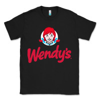 Black wendys restaurant Classic Tee - linhVisuals
