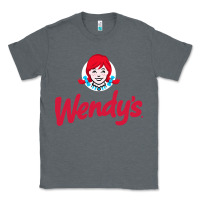 Charcoal Heather wendys restaurant Classic Tee - linhVisuals