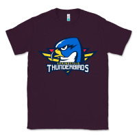 Plum the thunderbirds springfield Classic Tee - linhVisuals