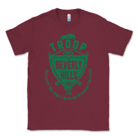 Burgundy troop beverly hills single color Classic Tee - linhVisuals