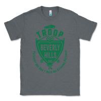 Charcoal Heather troop beverly hills single color Classic Tee - linhVisuals
