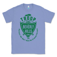 Colony Blue troop beverly hills single color Classic Tee - linhVisuals