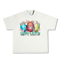 Pistachio happy easter day eggs nurse Urban Heavy Tee - RacoonDesign