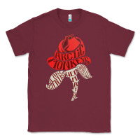 Burgundy #arcticmonkey Classic Tee - linhVisuals
