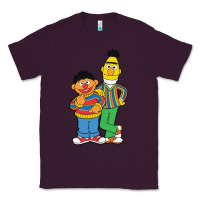 Plum bert and ernie Classic Tee - linhVisuals