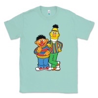Seafoam bert and ernie Classic Tee - linhVisuals