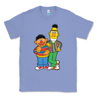 Colony Blue bert and ernie Classic Tee - linhVisuals