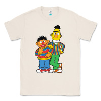 Natural bert and ernie Classic Tee - linhVisuals