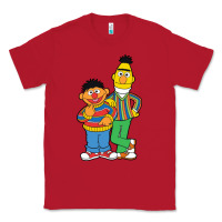 Red bert and ernie Classic Tee - linhVisuals