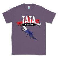 Lavender mens tata croatian father croatia bester papa father's day Classic Tee - linhVisuals
