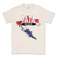 Natural mens tata croatian father croatia bester papa father's day Classic Tee - linhVisuals