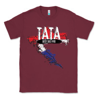 Mens Tata Croatian Father Croatia Bester Papa Father's Day Classic Tee | Teevron