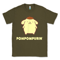 Army Green pompompurin character front and back t shirt Classic Tee - linhVisuals
