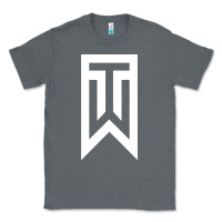 Charcoal Heather tiger Classic Tee - linhVisuals