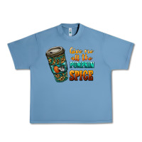 Pebble Blue watercolor give me all the pumpkin spice Urban Heavy Tee - RanaPortraitStore
