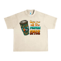Watercolor Give Me All The Pumpkin Spice Urban Heavy Tee | Teevron