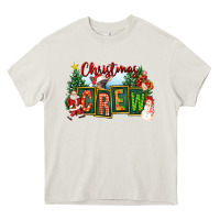 Cream Christmas Crew Heavy Core Tee - FaDigitalArtStudio