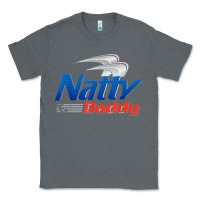 Charcoal Heather mens natty daddy dad bod light humor beer lover father's day Classic Tee - linhVisuals