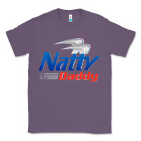 Lavender mens natty daddy dad bod light humor beer lover father's day Classic Tee - linhVisuals