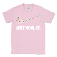 Bubblegum Pink just hodl it Classic Tee - linhVisuals