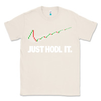 Natural just hodl it Classic Tee - linhVisuals