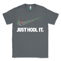 Charcoal Heather just hodl it Classic Tee - linhVisuals