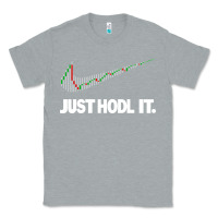 Heather Grey just hodl it Classic Tee - linhVisuals