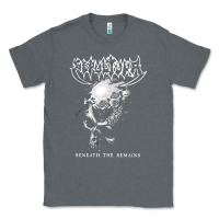 Charcoal Heather Sepultura The Remains Classic Tee - linhVisuals