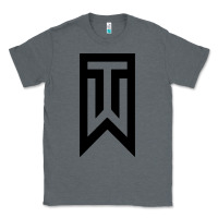 Charcoal Heather tiger Classic Tee - linhVisuals