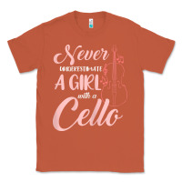 Copper never underestimate a girl with a cello Classic Tee - linhVisuals