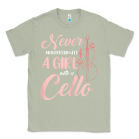 Matcha never underestimate a girl with a cello Classic Tee - linhVisuals