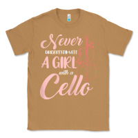 Toasted Coconut never underestimate a girl with a cello Classic Tee - linhVisuals