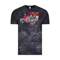Cloud Black farm animals valentine truck Vintage Tee - RacoonDesign