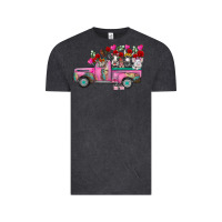 Vintage Black farm animals valentine truck Vintage Tee - RacoonDesign