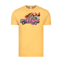 Vintage Mustard farm animals valentine truck Vintage Tee - RacoonDesign