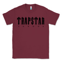 Burgundy trapstar Classic Tee - linhVisuals