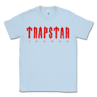 Dusty Blue trapstar Classic Tee - linhVisuals