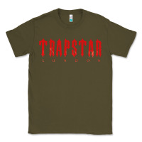 Army Green trapstar Classic Tee - linhVisuals