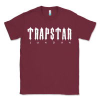 Burgundy trapstar Classic Tee - linhVisuals
