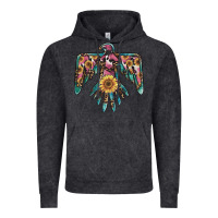 Vintage Black pinky western sunflower thunderbird Vintage Hoodie - BarkalooDesign