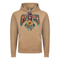 Vintage Coffee pinky western sunflower thunderbird Vintage Hoodie - BarkalooDesign