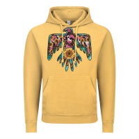 Vintage Mustard pinky western sunflower thunderbird Vintage Hoodie - BarkalooDesign