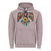 Vintage Zinc pinky western sunflower thunderbird Vintage Hoodie - BarkalooDesign