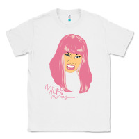 White nicki Classic Tee - linhVisuals