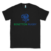 Black benetton rugby Classic Tee - linhVisuals