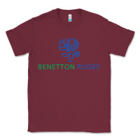 Burgundy benetton rugby Classic Tee - linhVisuals
