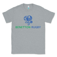 Heather Grey benetton rugby Classic Tee - linhVisuals