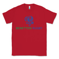 Red benetton rugby Classic Tee - linhVisuals